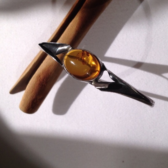 ☀️Sterling Silver Baltic Amber Bracelete☀️ - Picture 6 of 8